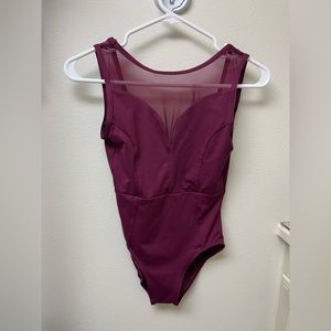 Ainslie wear ballet leotard burgundy size small/petite